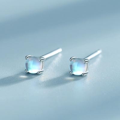 Mermaid Tears Bead Stud Earrings Womens Girl Jewellery Moonlight Stone Earrings Small Earrings Simple Earrings