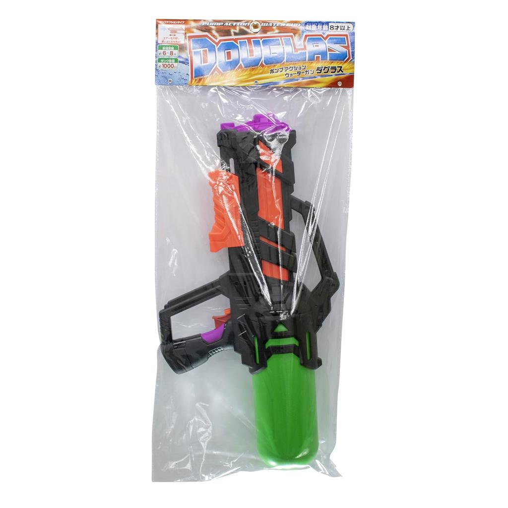 Maruka Pump Action Water Gun, Douglas Toy, for Ages 8 and Up, Tank Capacity: Approx. 1000cc, 197880