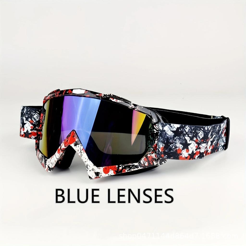 Goggles Riding Glasses Outdoor Motorcycle Off-Road Goggles ATV Men's and Women's Mountain Bike Bike Windshield Lenses