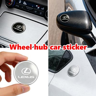 For 4Pcs 56MM Car Wheel Center Hub Caps Logo Sticker CT ES GS NX IS250 RX350 IS200 LX570 UX250h CT200h