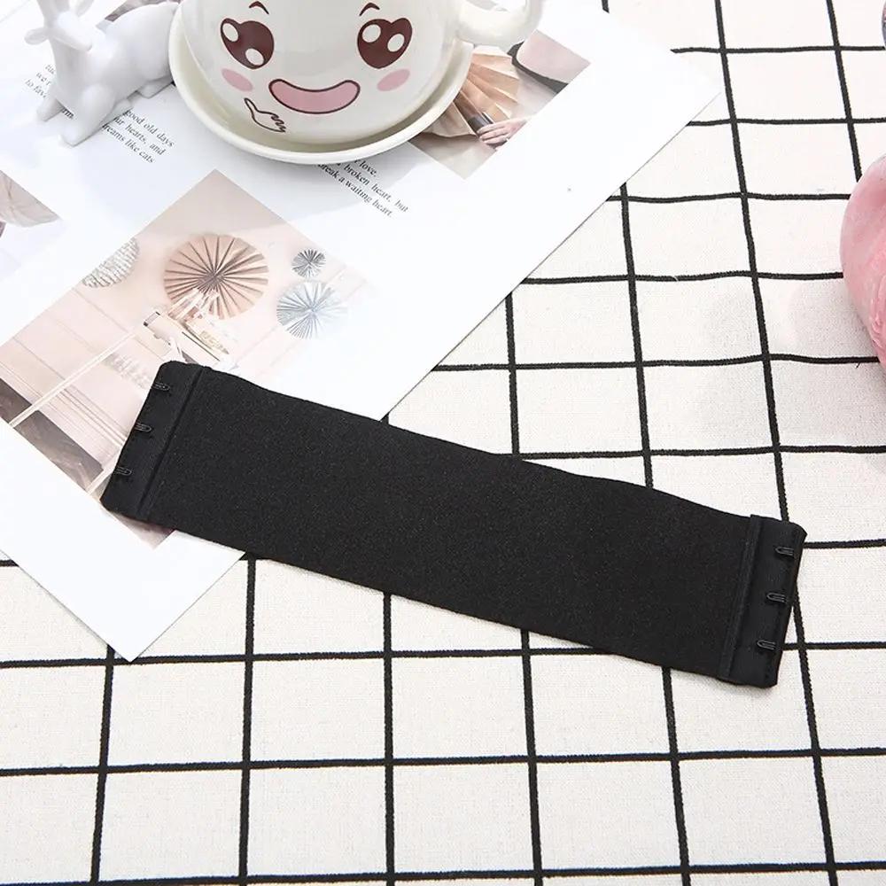 Non Slip Invisible Women Solid Color Elastic Band Transparent Bra Extender Extension Buckle Bra Accessories Bra Buckle