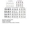 Tai Chi Workout 5-Poster-Set für Senioren Anfänger Gehen Gleichgewichts-Übungskarten für gelenkschonendes Fitness Heim-Fitnessstudio Wanddekoration für ältere Menschen Mobilität