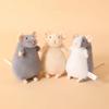 Peluche Topo Cartone Animato Morbido Pelliccioso Animale di Peluche Ratto Adorabile Topo Elegante Peluche Per Ragazza Decorazione Casa Regali di Compleanno