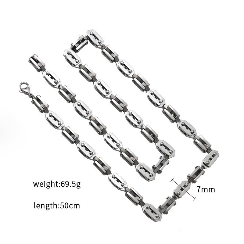 

Square Three-Dimensional Clip Chain, Stainless Steel Jewelry Chain Diy Chain, Personalized Necklace Bracelet, Fashionable Handmade Chain Accessories
