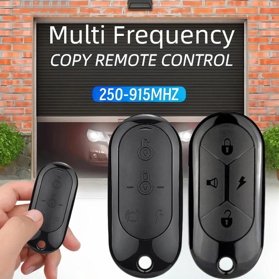 250MHz-915MHz Multi Frequency Garage Door Remote Control RF 4CH Duplicator 868MHz 433MHz Fixed Code Transmitter for Alarm System