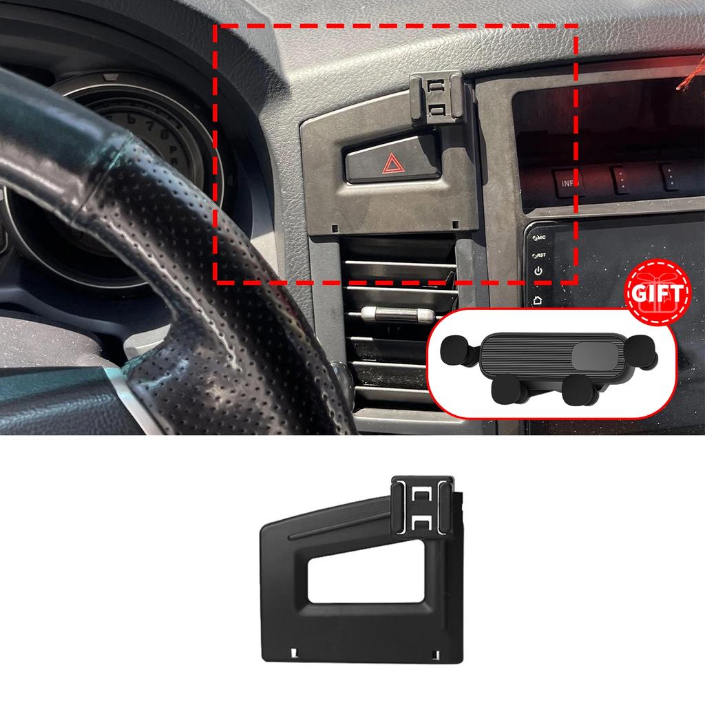 Support de téléphone personnalisé adapté pour Mitsubishi Pajero 2011 – 2022, Base d'écran de tableau de bord, sans perceuse pour voitur