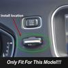 Car Console Keyhole Frame Decoration Key Hole Trim For Volvo S60 V60 XC60 V40 Stainless Steel Sticker Interior Accessories