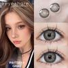 Eyeshare Contact Lenses Graded 0.00~-6.00 Gray Series Colored Contact Lenses with Case Annual Use Makeup Softlens