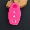 4 Button Silicone Car Key Cover For Nissan Qashqai Juke X-Trail Note Tiida Almera Altima Serena  C26 4 Button Key