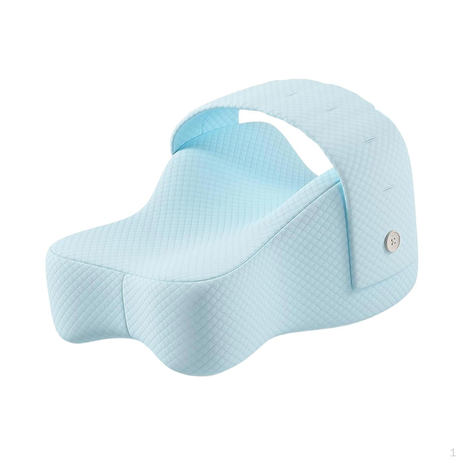 

Knee Pillow Back Cushion Side Sleepers Removable Washable Cover Sleeping Women Portable Adjustable синий