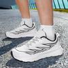 Plus Size Men's Wide-Toe 48 Casual Sports Shoes - Wear-Resistant, Shock-Absorbing Mesh for Hard Courts