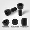 5pcs 36136786191 M14x1.25mm Wheel Lock Set Lug Nuts Bolt Fit for BMW Mini, I3 I8 M2 M4 F80 X2 X4 X6 with Master Key, Black Anti-Theft Wheel Stud Bolt