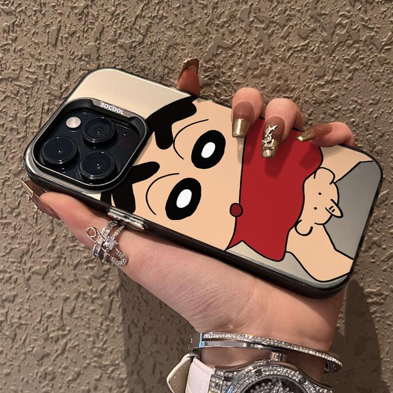 Applicable iPhone11/12/13/14 Promax15 Huawei cute fun cartoon crayon small new phone case