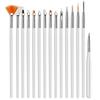 15 Teile/satz Fondant Kuchen Pinsel DIY Zucker Handwerk Backen Dekorieren Werkzeuge Kuchen Stift Pinsel für Fondant Malerei Cookie Dekoration Werkzeuge