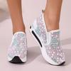 Fashion Women Sneakers Ladies Fashion Embroidery Round Head Thick Bottom Sneakers Women Summer Breathable Mesh Flower Shoes for Women