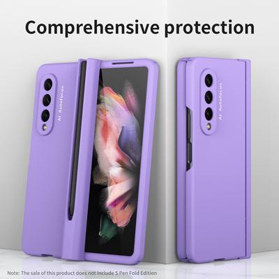 Zfold4 Full Protection S Pen Slot Cover Case For Samsung Galaxy Z Fold4 Fold2 Fold 4 2 Fold3 Fold 3 Tempered Glass Screen Film