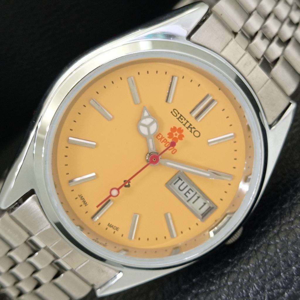 

SEIKO EXPO 70 AUTOMATIC 6309A VINTAGE REFURBISHED JAPAN MENS WATCH a441888-1