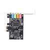 PCIe Sound Card 5.1 Internal Ble Card 3264 Bit Stereo PCI Express Adapter for Desktop PC