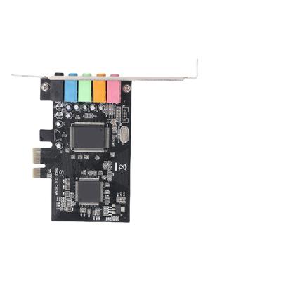PCIe Soundkarte 5.1 Intern ble Karte 3264 Bit Stereo PCI Express Adapter für Desktop-PC