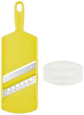 Shimomura Kogyo Full Veggie Onion Slicer Made In 7mm Dishwasher Made In Yellow & Mincer, Japan, 0.8mm Slices, Minces, Safe, FV-661, Tsubame-Sanjo,