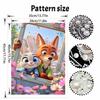 Disney Zootopia Nick and Judy Pearl Painting Handmade Pearl Kit Home Decoration Painting