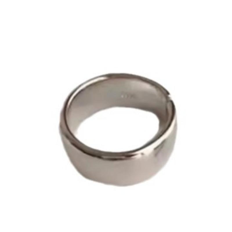 Кольцо регулируемого размера Простое Унисекс Ветер Глянцевое Кольцо с прожилками Нишевый Дизайн Чувство Кольцо на указательный палец Холодный ветер Простой Минималистичный Ювелирное украшение для рук Женское