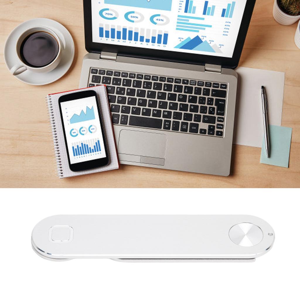 Laptop Phone Holder Strong Magnetic Aluminum Alloy Laptop Phone Stand Computer Monitor Expansion Bracket