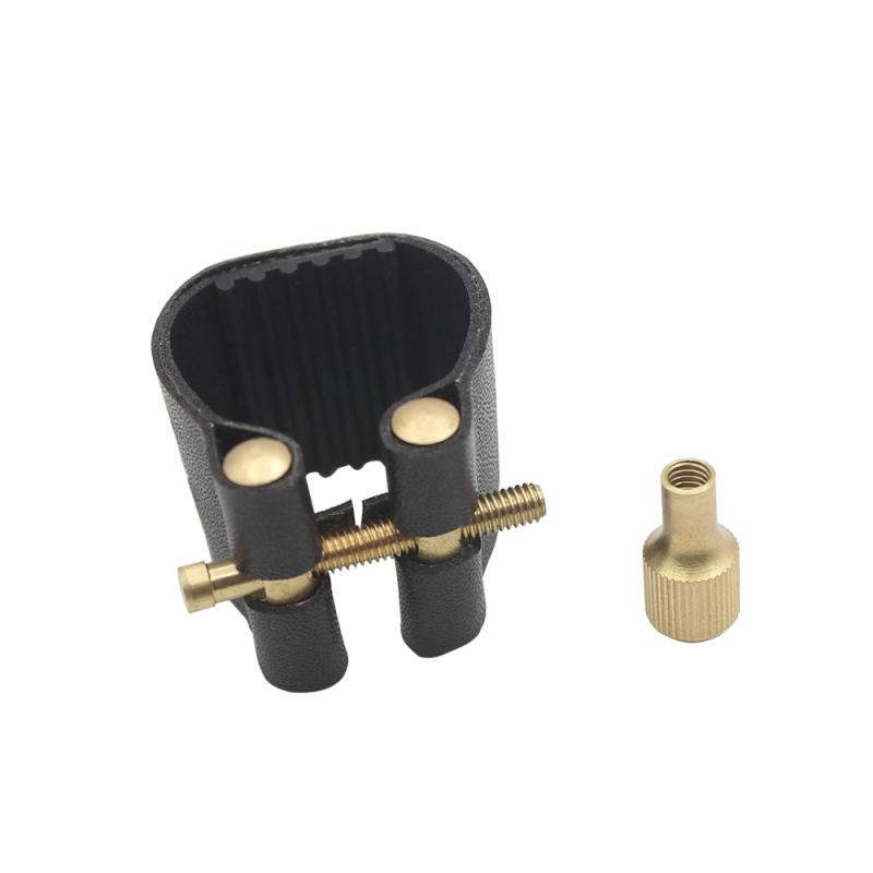 Professional Artificial Leather Sax Saxophone Clarinet Bakelite Mouthpiece Clamp\Clip Leather