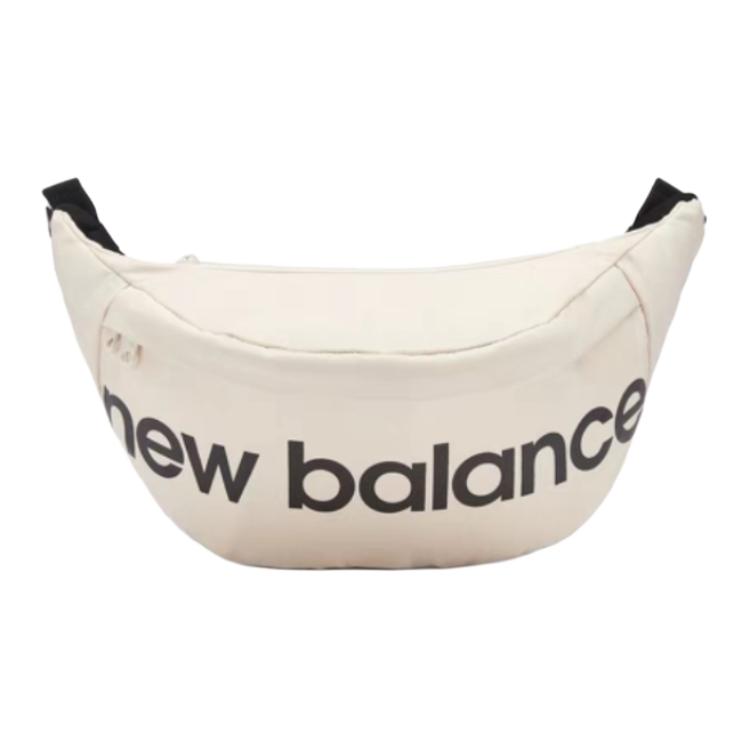 New Balance Versatile Fashion Zipper Crossbody Waist Bag Unisex bags White JABL2643-CTU White