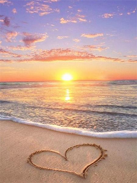 5D Diy Diamond Painting Mosaic Sunset Seaside Home Decor Full Square Round Embroidery Beach Landscape Wall Art