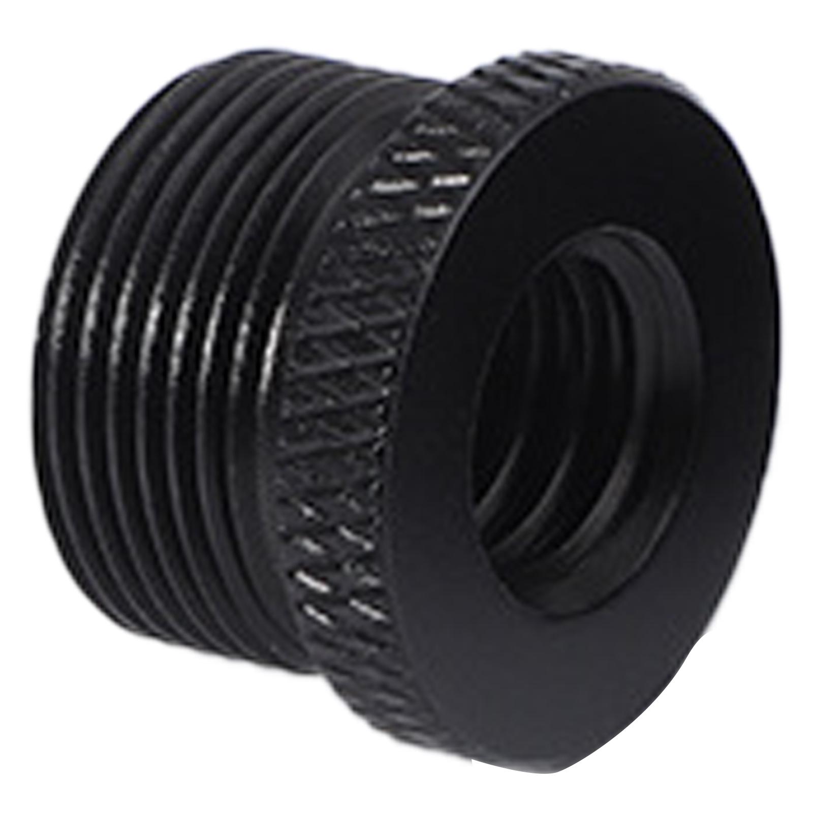 

Винтовой адаптер из алюминиевого сплава с резьбой 3/8 мама на 5/8 папа для штатива лазерного уровня камеры F5 чёрный