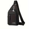 Canvas Crossbody Bag Men's Canvas Crossbody Trend Chest Bag, Men's Backpack Shoulder Bag