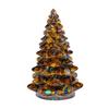 Faux Crystal Christmas Tree Figurine Mini Artificial Crystal Tree Tabletop Ornament for Winter Holiday Home Decor