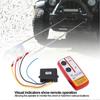 Universal Winch Wireless Remote Control Switch Kit with Receiver 12V 24V for Truck Jeep ATV SUV Red less