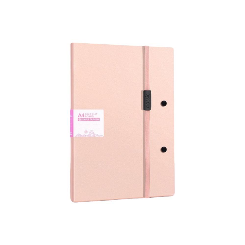 Waterproof File Contract Folders Plastic Test Paper Storage Folder A4 To A5 Organizer Office розовый 777₽