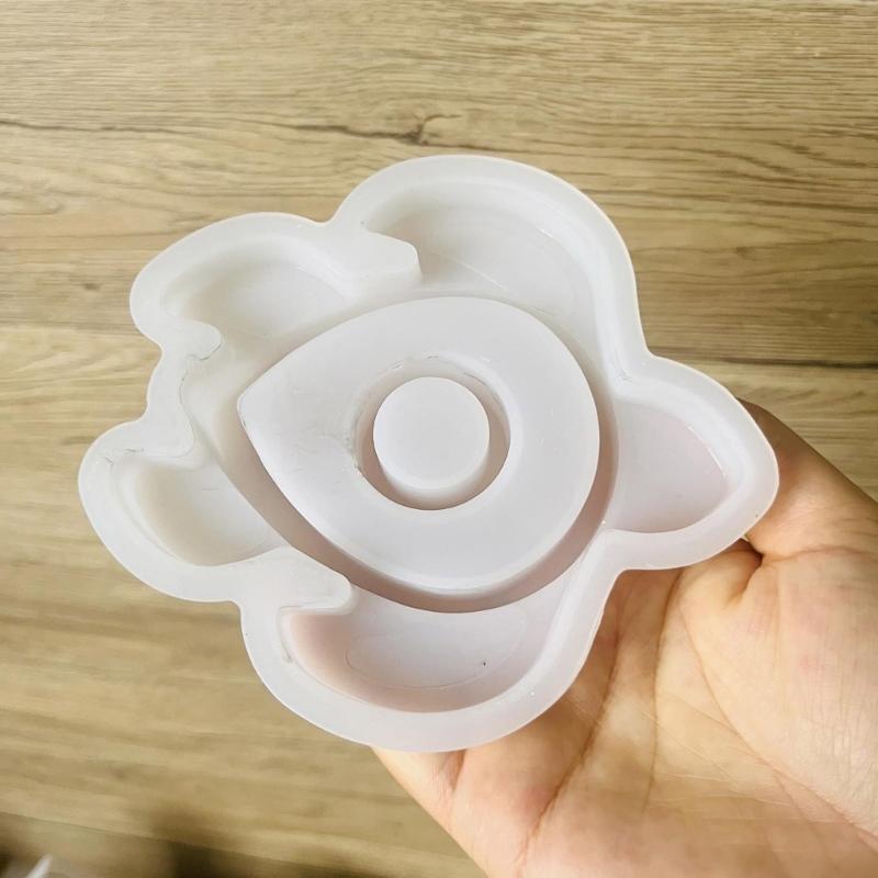 3Pcs Reusable Silicone Candle Making Mould Craft for Home Decoration Shell Fish Turtles Shape Sturdy Materials