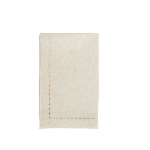 Cloth Napkins Set of 10-17x17 Inch Classic Hemstitch Mitered Corner Soft Dinner Napkins Cloth Washable for Weddings Parties