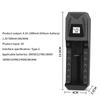 Akıllı LCD Ekranlı USB Şarj Cihazı - 18650 4.2V Li-Ion ve 1.2V Ni-MH AA/AAA Şarj Edilebilir Piller İçin 1/2/4 Yuvalı