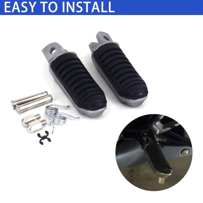 Footrests for The Front of Motorcycles Compatible with for SUZUKI Models GSX1300R from 1999 to 2012, GSX650 from 2008 to 2012, GSX1400 from 2002-2008