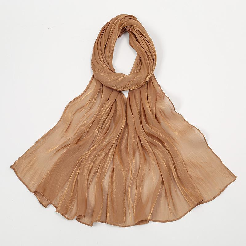 Muslim Headscarf Elegant Hijab Full Coverage Event Wear Premium Chiffon Material Stylish Design Breathable Comfortable For