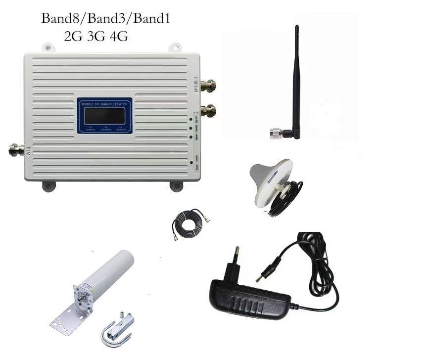 Multi-Band 2G/3G/4G High Power Amplifier 900/1800/2100 MHz Repeater