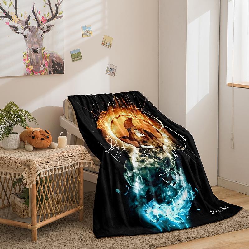 Cartoon Series Double-Sided Flannel 3D Digital Printing Blanket Blanket
