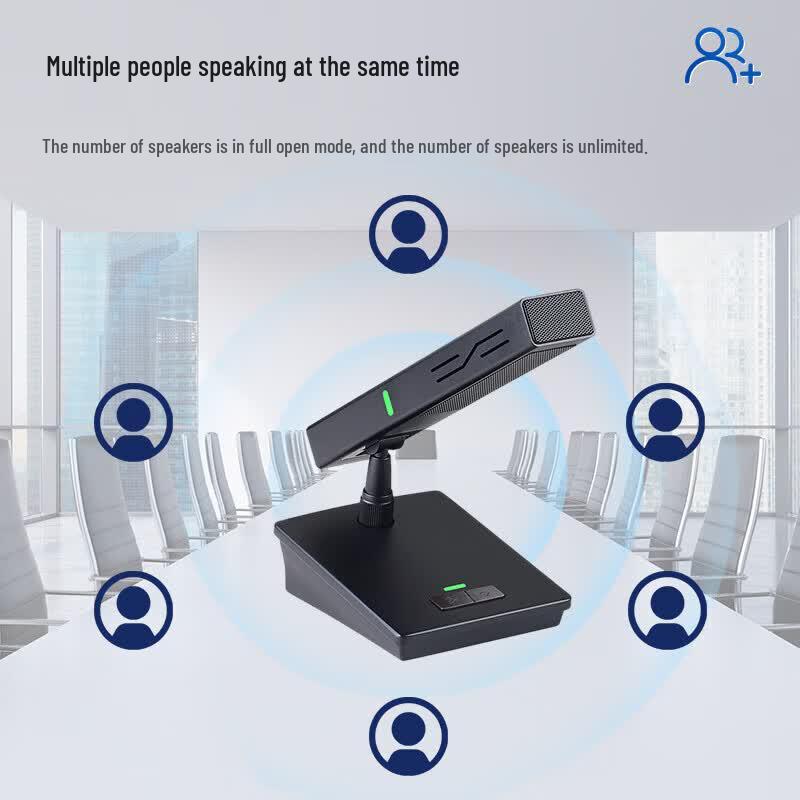DAIPU DP-DMN102-8 Wired Gooseneck Conference Microphone System (CN Version)