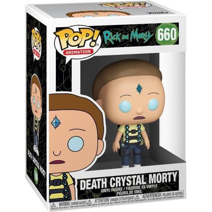 Figurine de collection - RICK AND MORTY - Morty Avec Cristal De La Mort - Funko Pop! N°660 - Vinyle - Standard