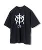 MASSNOUN Emblem Real Oversized Short Sleeve T-Shirt Msfts007-Bk