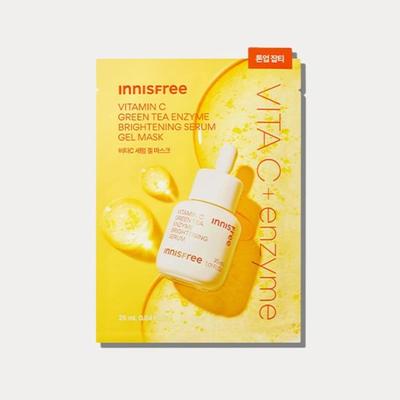 Vitamin C Grüntee Enzym Unreinheiten Serum Gel Maske 1 Stück