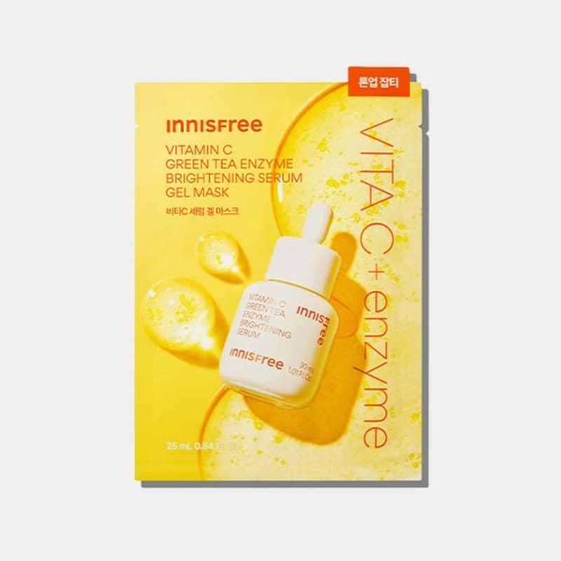 [Innisfree] Vitamin C Green Tea Enzyme Blemish Serum Gel Mask 1 sheet