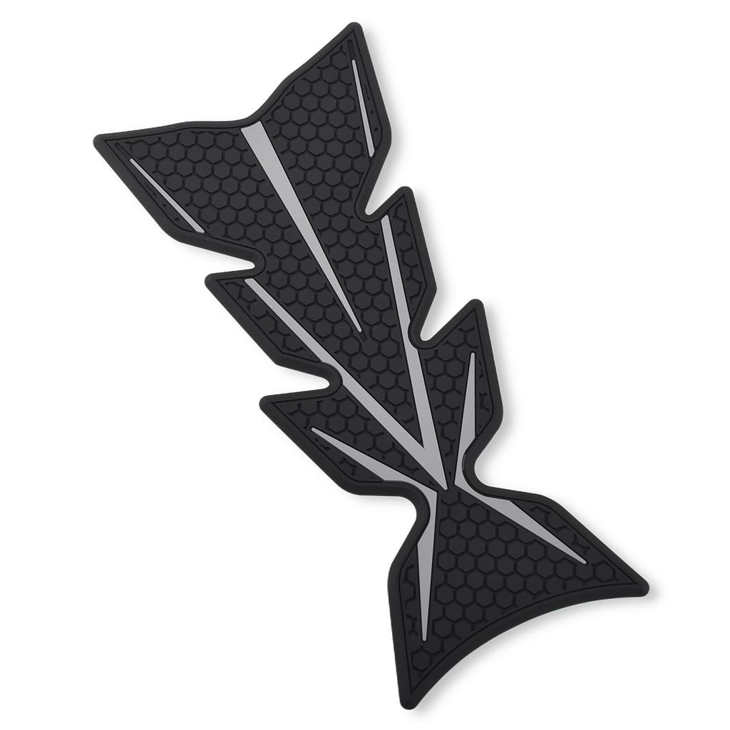 BYEMTTY Traction Pad Street Bike Kit for Kawasaki Ninja 400 (2018-2024), Ninja 250 (2019-2024), Z250 (2019-2024), and Z400 (2018-2024) Tank Pad (Gray)