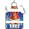 Waterproof Cartoon Christmas Apron Home Cooking Party Activities Kitchen Supplie