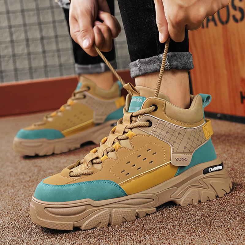 Fashion CYYTL Mens Boots Casual Shoes Cowboy Combat Tactical Winter Motorcycle Chelsea Ankle Work Outdoor Hiking Designer Luxury Leather